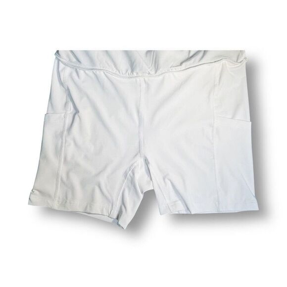 Calia S Green Cream Golf Skort Mesh Double Layer Pocket Stretch Activewear NWT - Picture 6 of 9